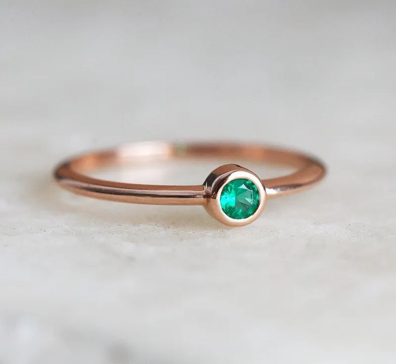 Alianna Emerald Ring view 5
