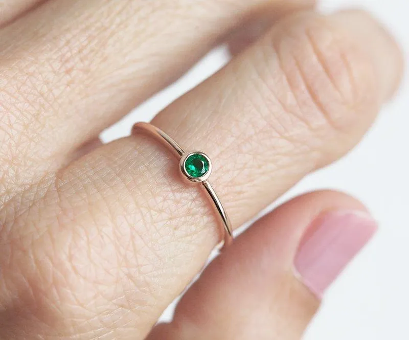 Alianna Emerald Ring view 6