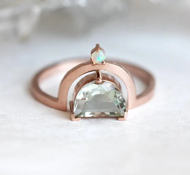 Amethyst Ring, Opal Ring view 10