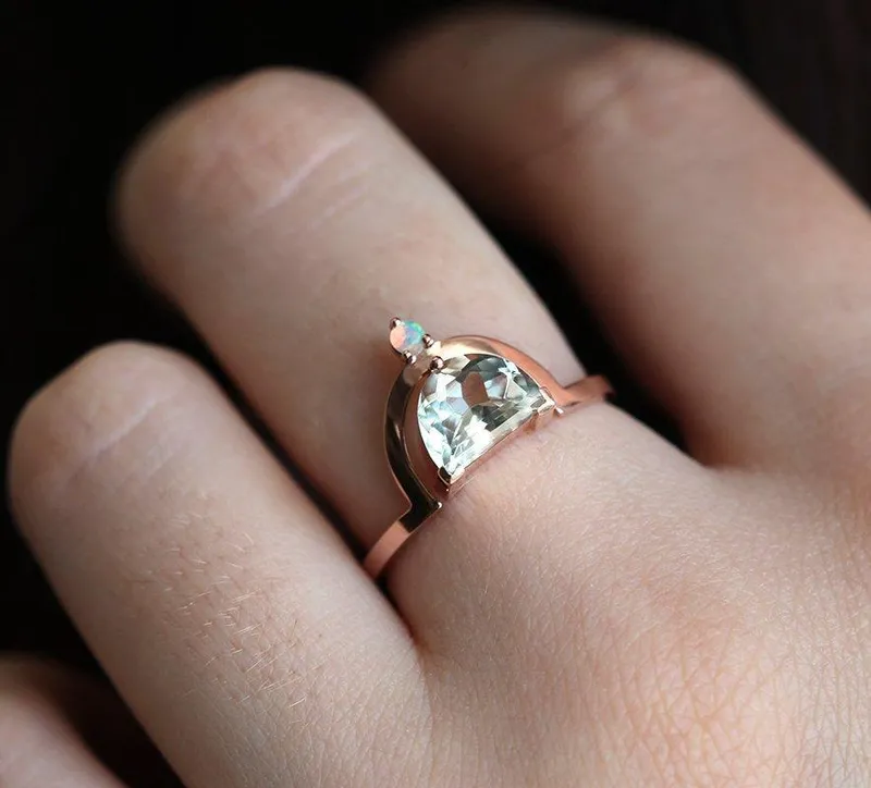 Amethyst Ring, Opal Ring view 4