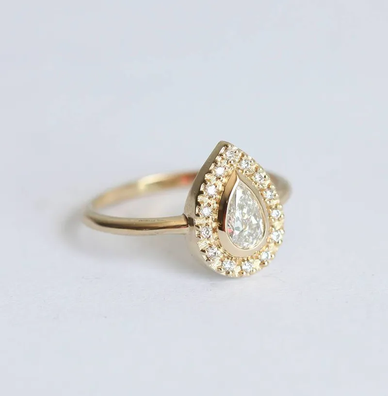 Andie Engagement Ring, Diamond Engagement Ring vy 3
