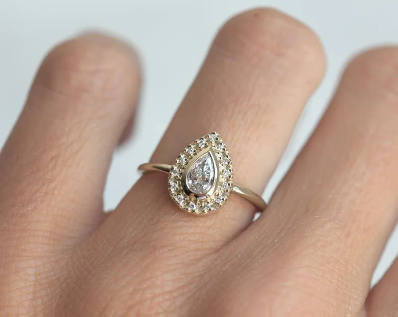 Andie Engagement Ring, Diamond Engagement Ring vy 6