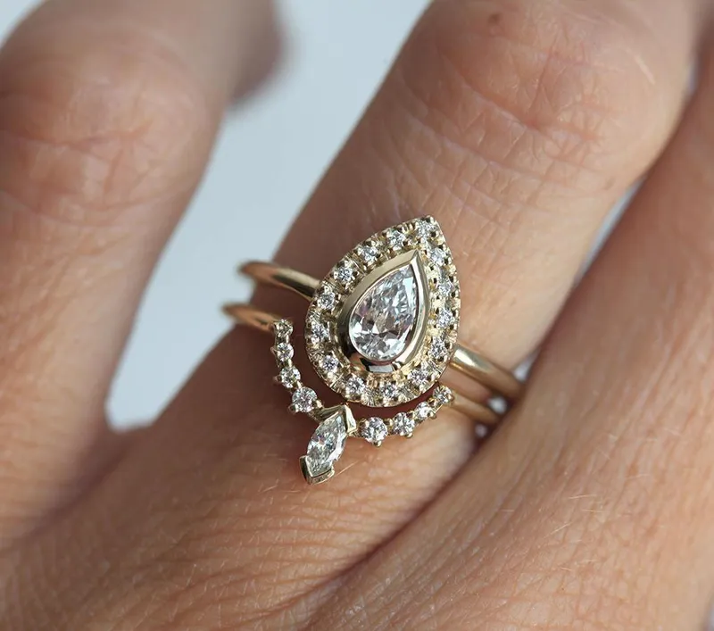 Andie Engagement Ring, Diamond Engagement Ring vy 7