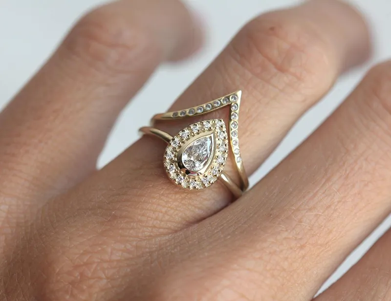 Andie Engagement Ring, Diamond Engagement Ring vy 8