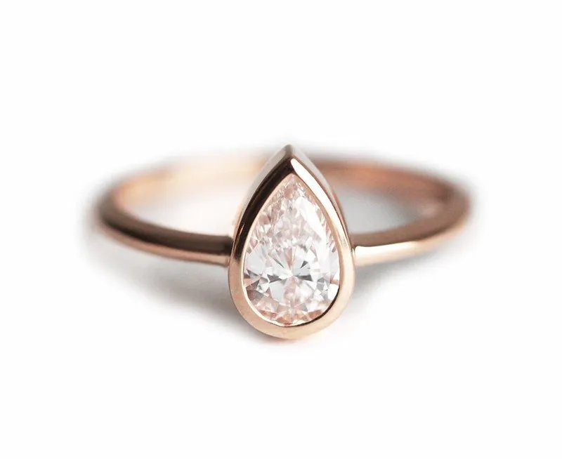 Anthea Diamond Ring diamond pear cut engagement ring