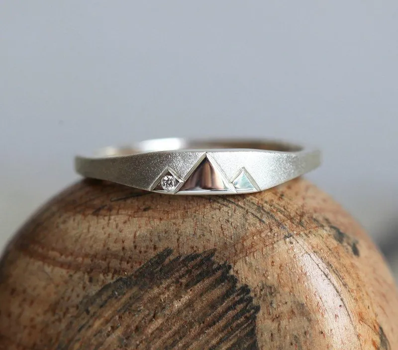 Anya Gold Wedding Ring, Unique Wedding Ring vy 2