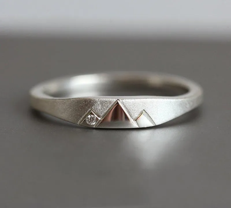 Anya Gold Wedding Ring, Unique Wedding Ring vy 3