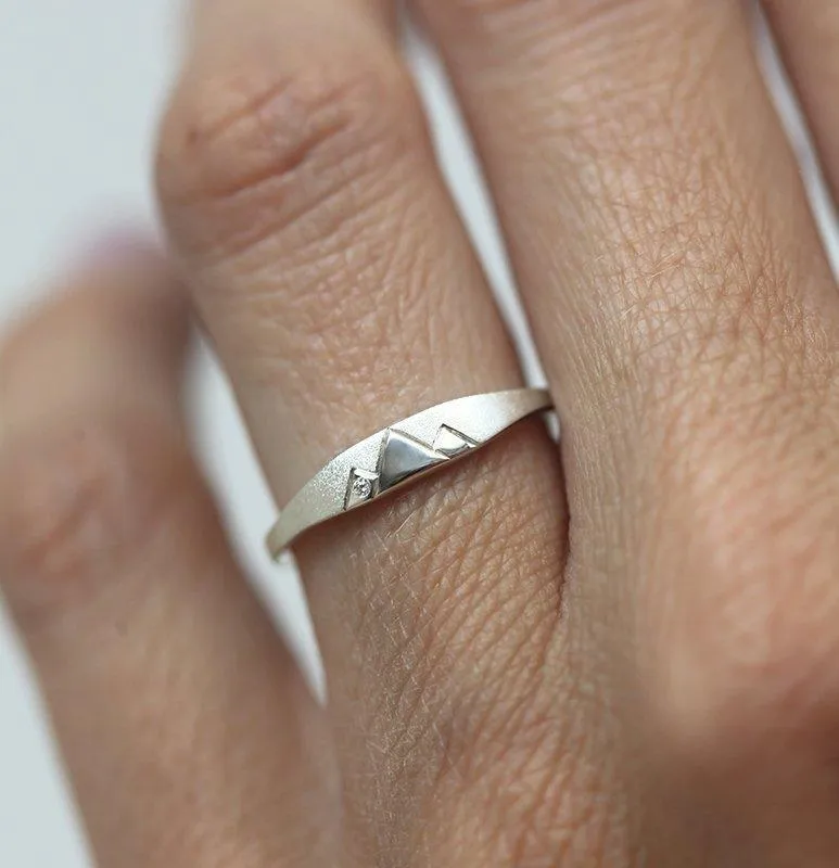 Anya Gold Wedding Ring, Unique Wedding Ring vy 5