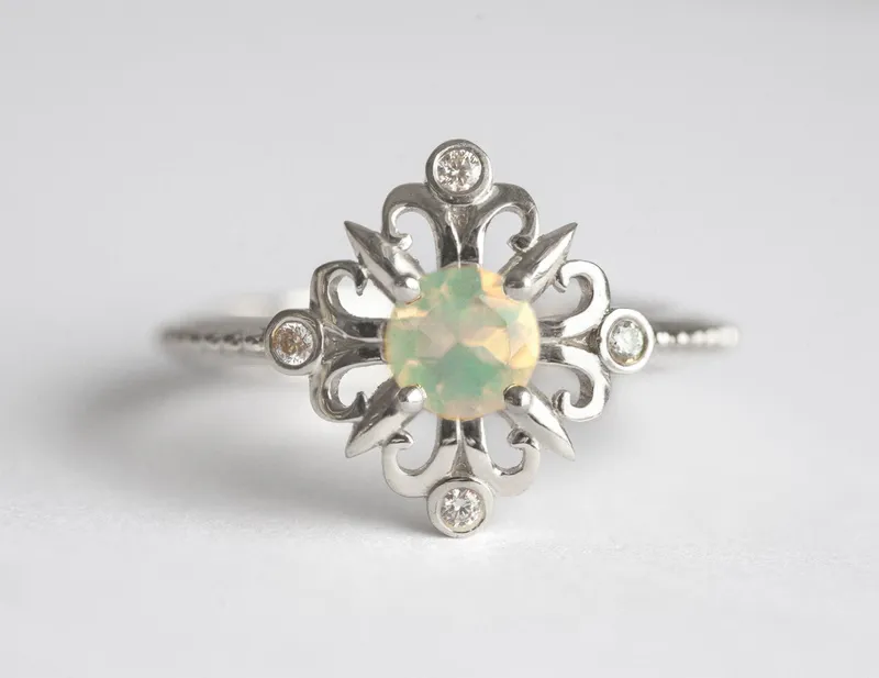 Ariadne Opal Ring view 7
