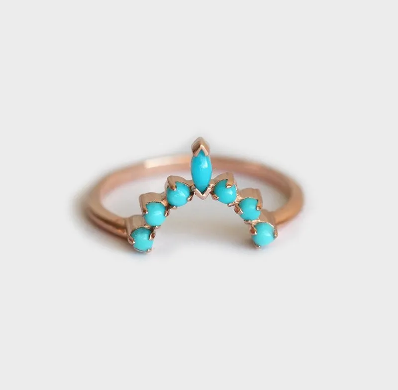 Ariela Opal Engagement Ring Set view 6