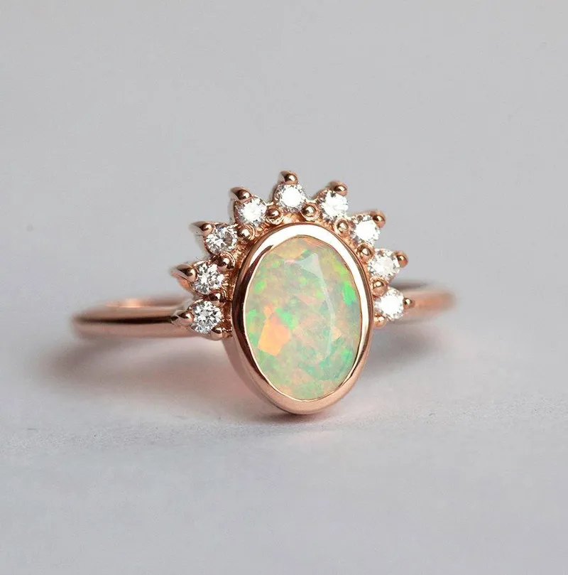 Ashanti Oval Opal Ring view 5