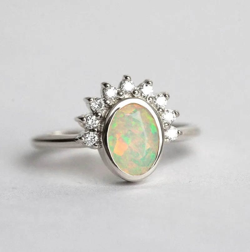 Ashanti Oval Opal Ring view 6