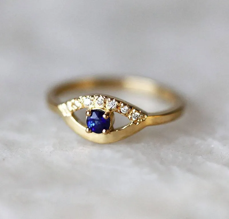 Asher Blue Sapphire Diamond Ring vy 3