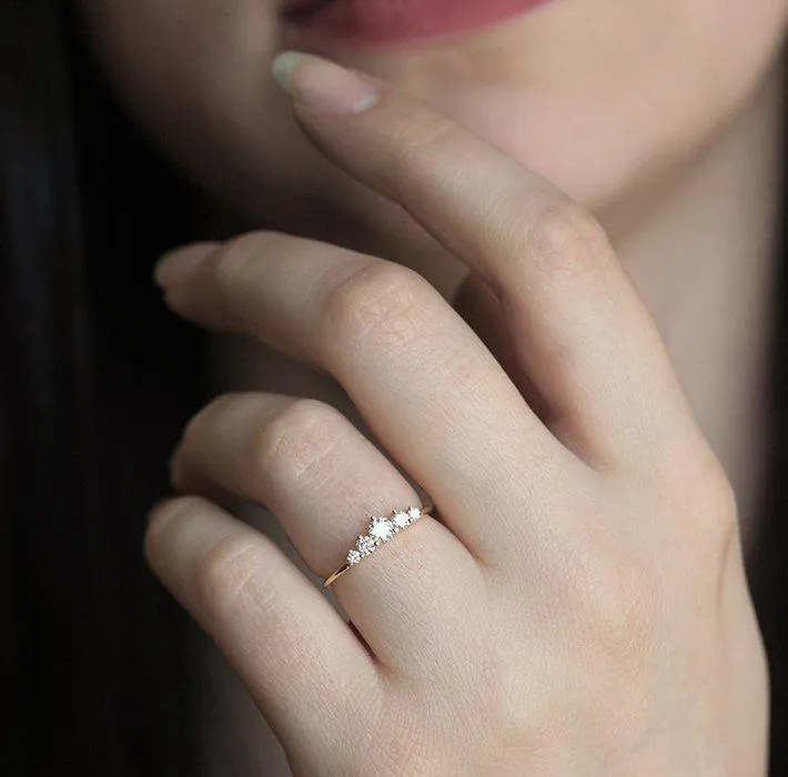 Azra Diamond Ring view 8
