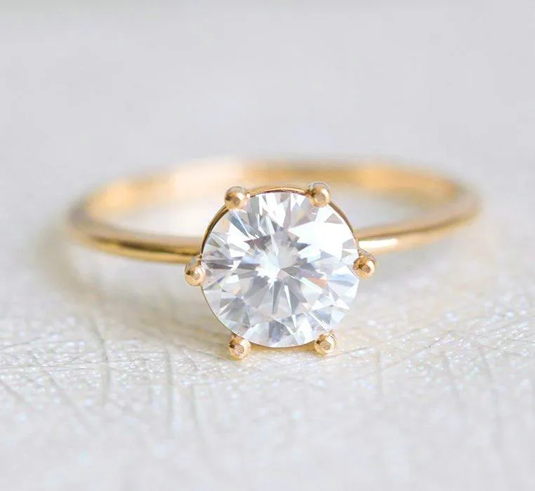 BERNARDA ROUND SOLITAIRE HALF-CARAT DIAMOND RING view 10