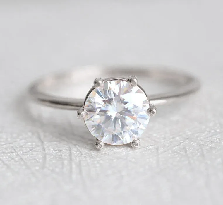 BERNARDA ROUND SOLITAIRE HALF-CARAT DIAMOND RING view 11