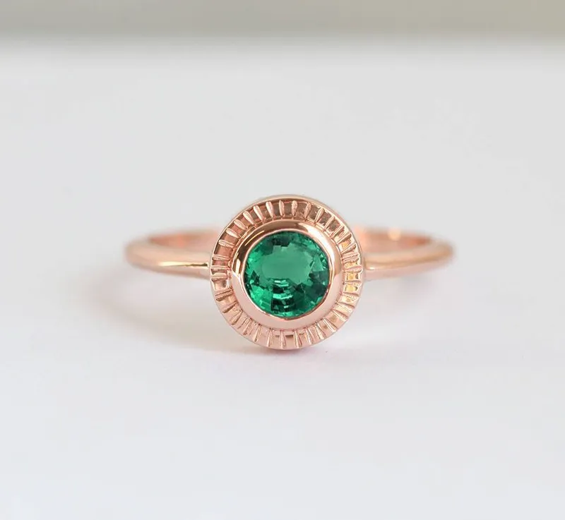 Bexley Emerald Ring green emerald emerald cut engagement ring