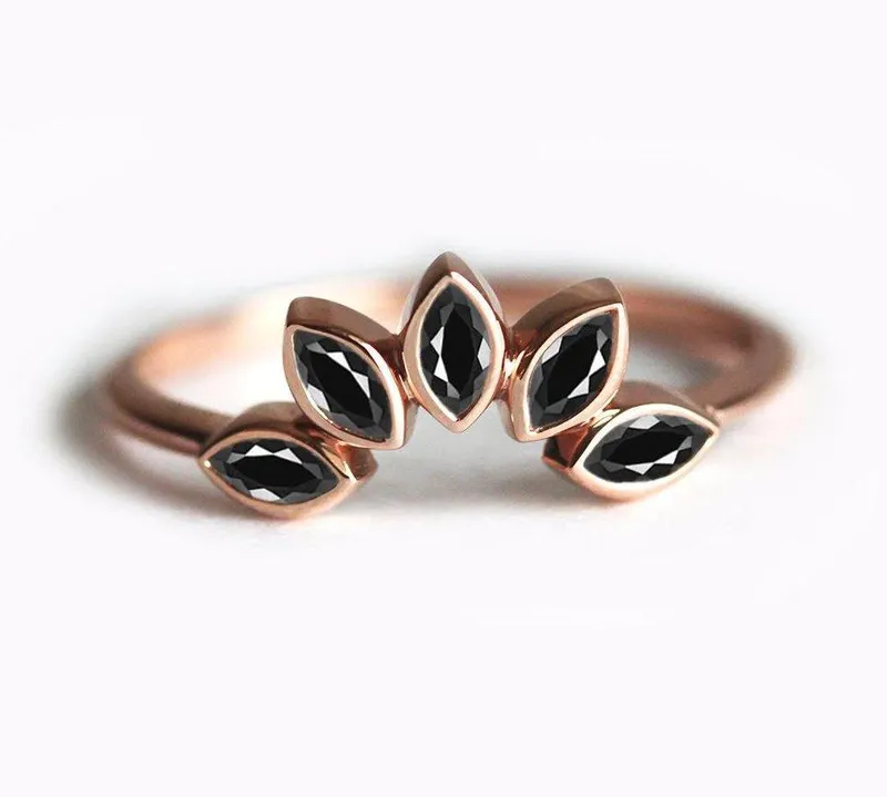Black Wedding Band, Black Wedding Ring vy 3