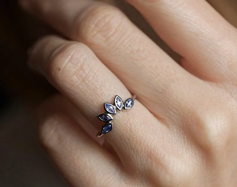 Blue Sapphire Ring, Sapphire Wedding Ring blue sapphire engagement ring