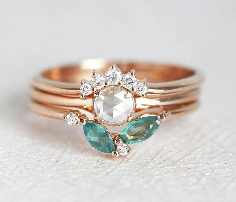 Bridget Alexandrite Ring Set vy 11