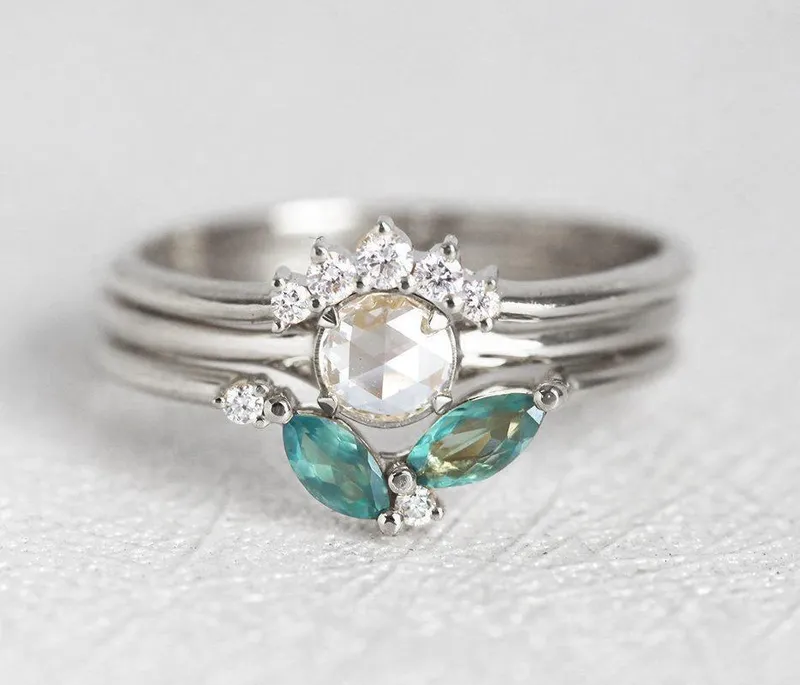 Bridget Alexandrite Ring Set vy 12