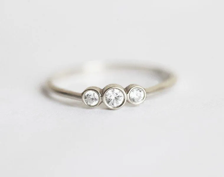 Brielle Diamond Ring view 3