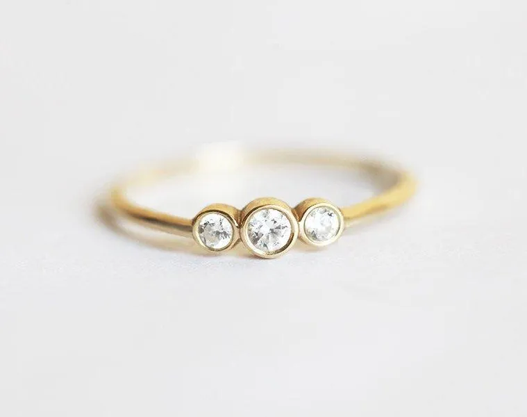 Brielle Diamond Ring view 4