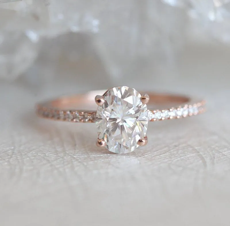 CAMERON ENGAGEMENT RING diamond oval cut engagement ring