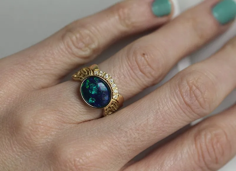 Cordelia Opal Ring Set vy 3