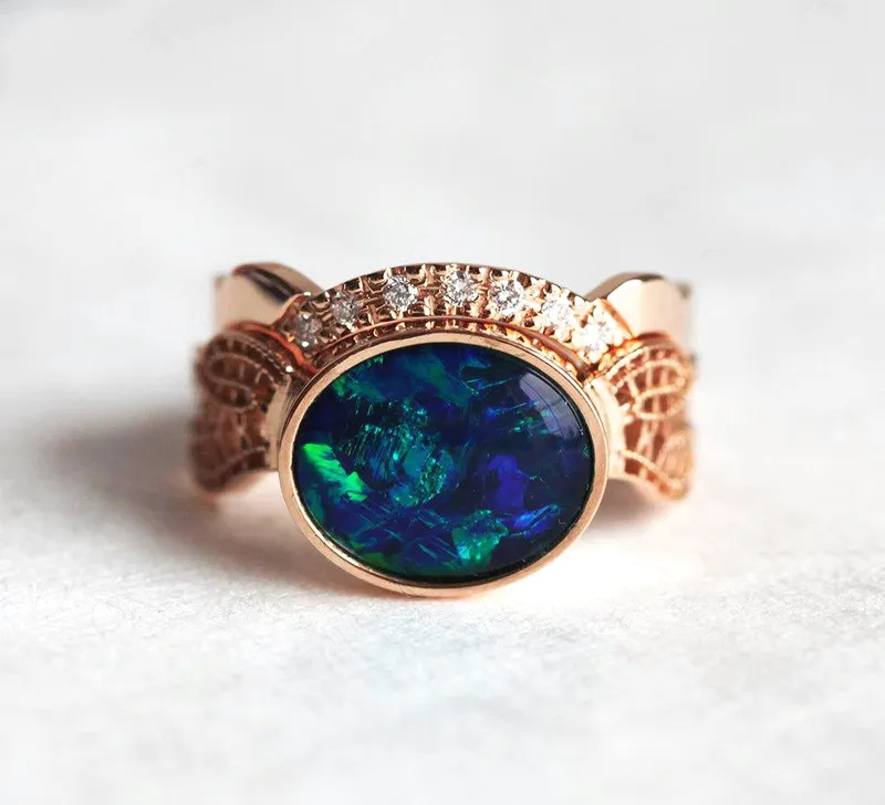 Cordelia Opal Ring Set vy 6