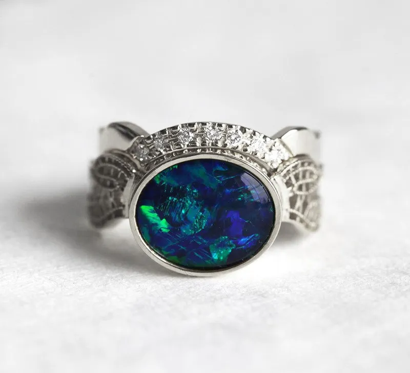 Cordelia Opal Ring Set vy 7