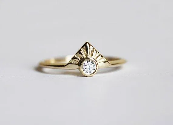 DIAMOND RING, ENGAGEMENT RING view 3