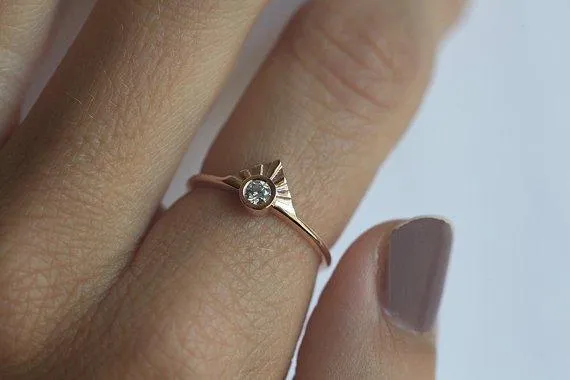 DIAMOND RING, ENGAGEMENT RING view 5