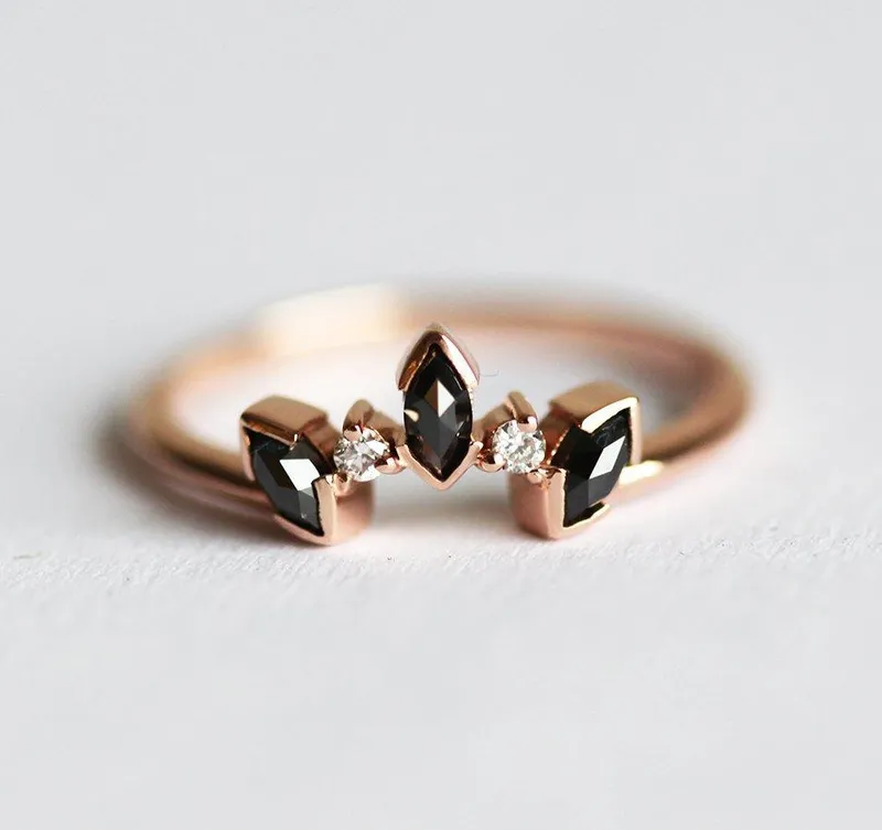 Diamond Ring, Stacking Ring view 2
