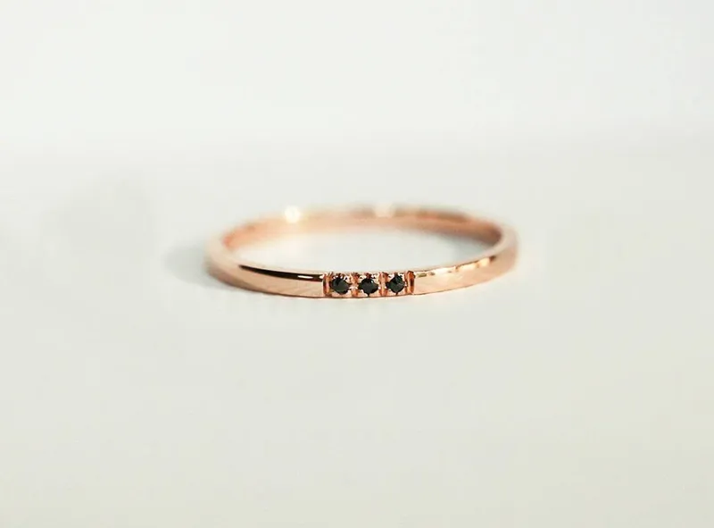 Diamond Ring, Wedding Band view 4