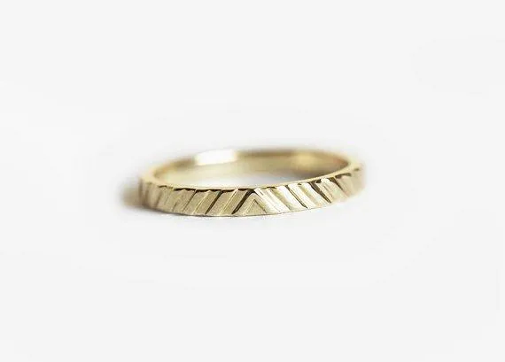 DANA TEXTURED WEDDING BAND engagement ring