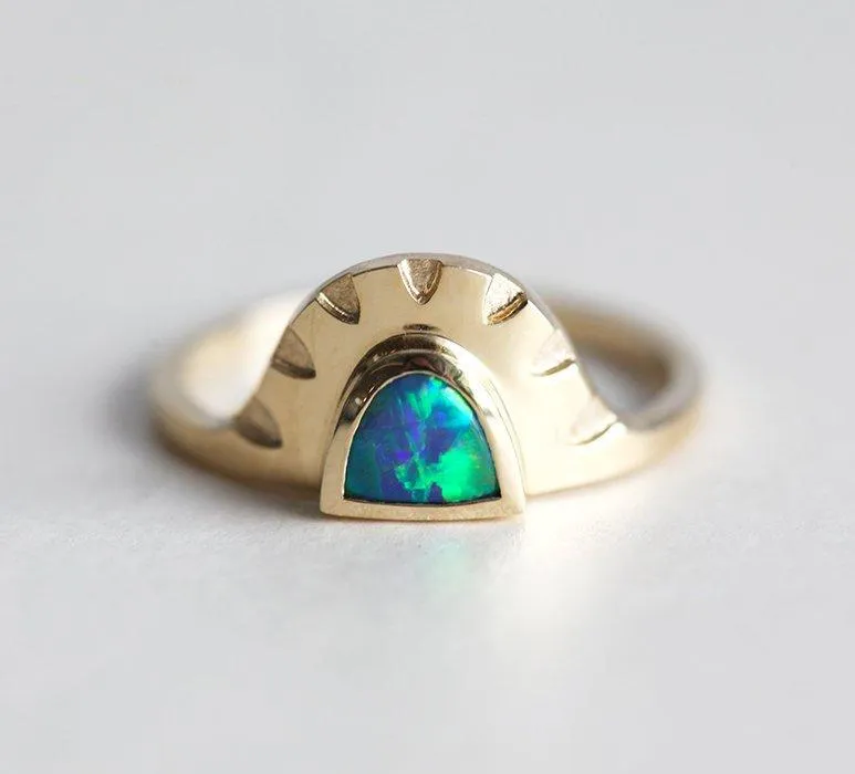 DARLENE SUNRISE RING view 3