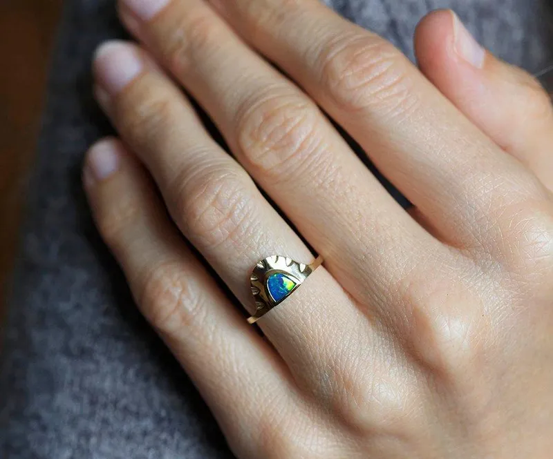 DARLENE SUNRISE RING view 4