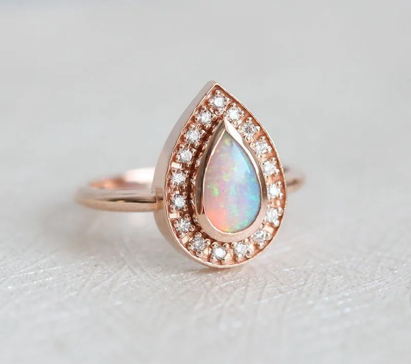 Denise Opal Ring view 2