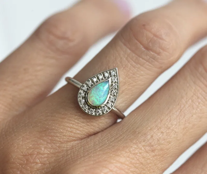 Denise Opal Ring view 4