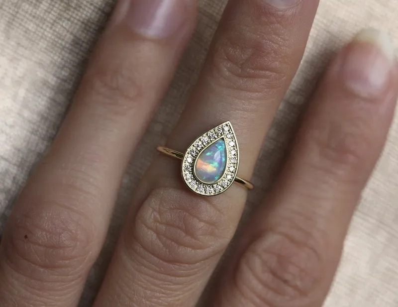 Denise Opal Ring view 8