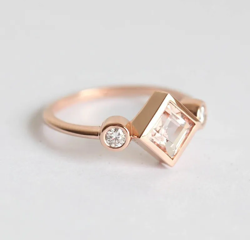 Denver Morganite Ring view 5