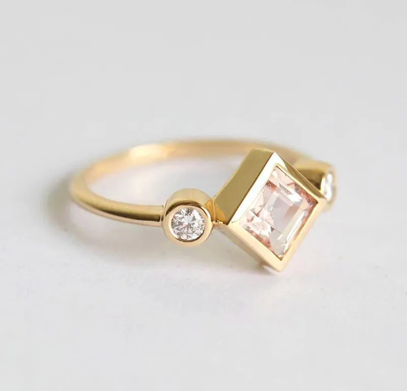 Denver Morganite Ring view 6