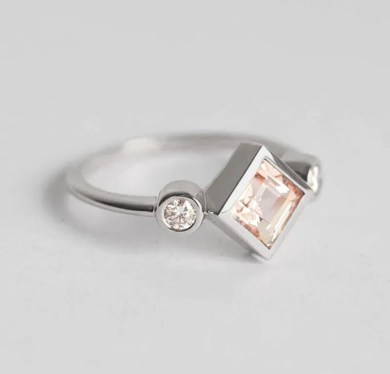 Denver Morganite Ring view 7