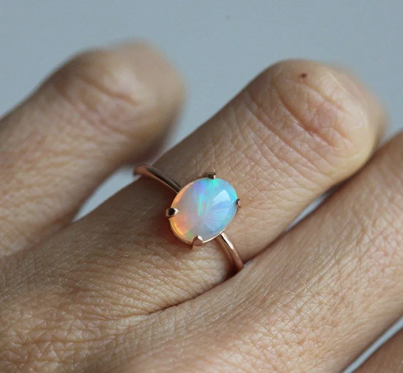 Desiree Oval Opal Ring vy 7