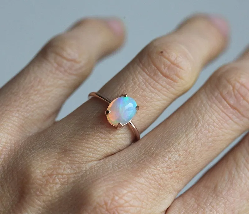 Desiree Oval Opal Ring vy 8