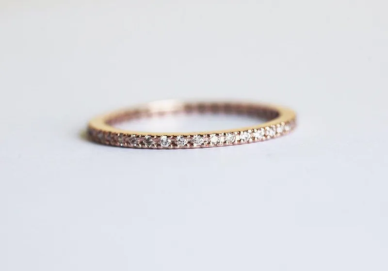 Diamond Eternity Ring, Diamond Wedding Ring vy 2