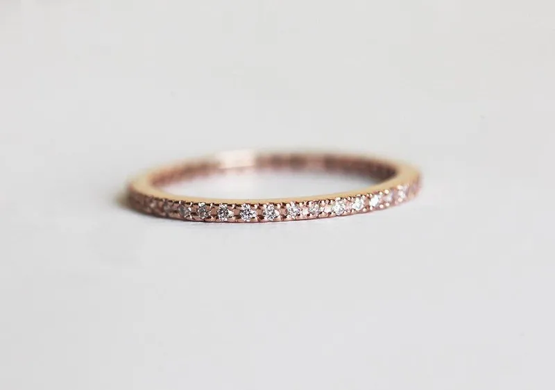 DIAMOND ETERNITY RING, DIAMOND WEDDING RING view 3