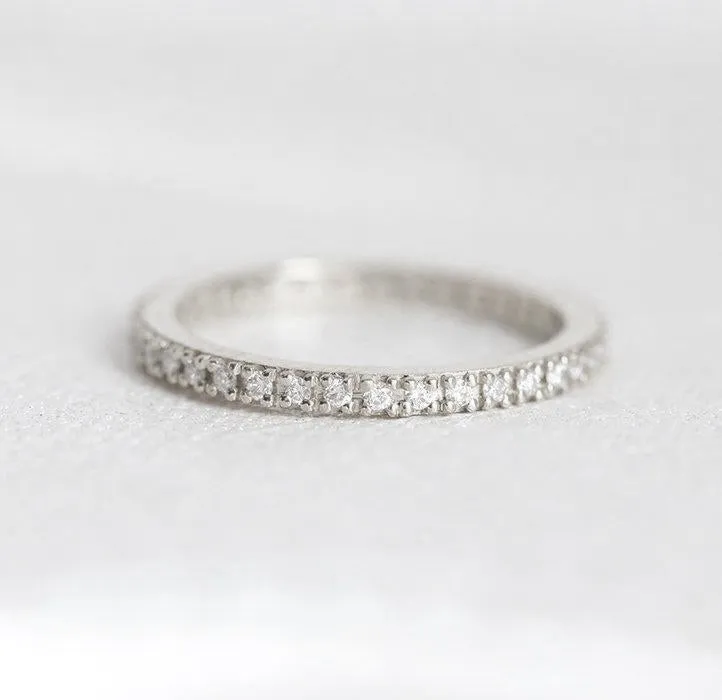 DIAMOND ETERNITY RING, DIAMOND WEDDING RING view 6