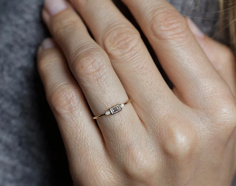 Diamond Opal Ring view 5
